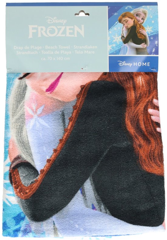 Frozen handdoek polyester blauw 70x140cm