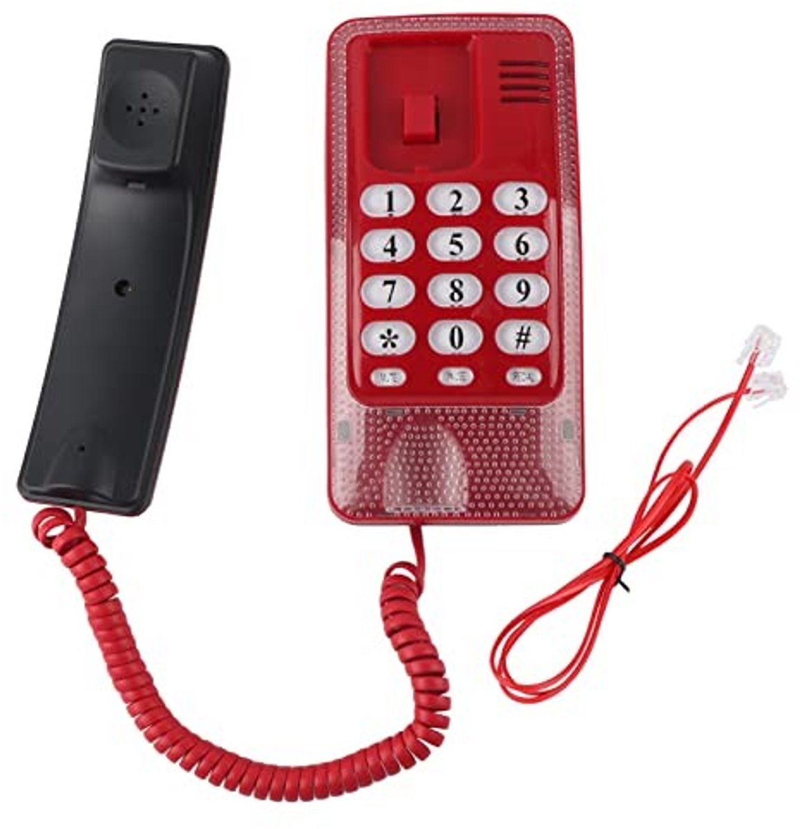 Allecto - Thuistelefoons met Snoer - Vaste Telefoon - Energiebesparend - Wit - Wandmontage - Geschikt voor Hotelfamilie - Model Tbest7iqrcxe81z-01