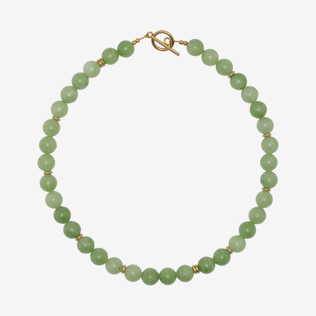 Essenza Natural Stones Necklace Green