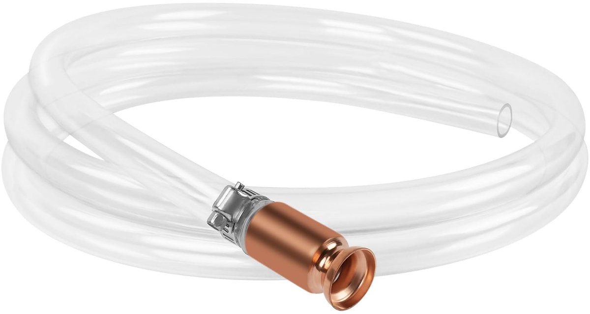 Allecto - Flintronic Sifonslang - Handpomp voor Vloeistoffen - Duurzaam en Flexibel - 2 Meter - Perfect voor Aquarium en Brandstof - Ideaal voor Wa...