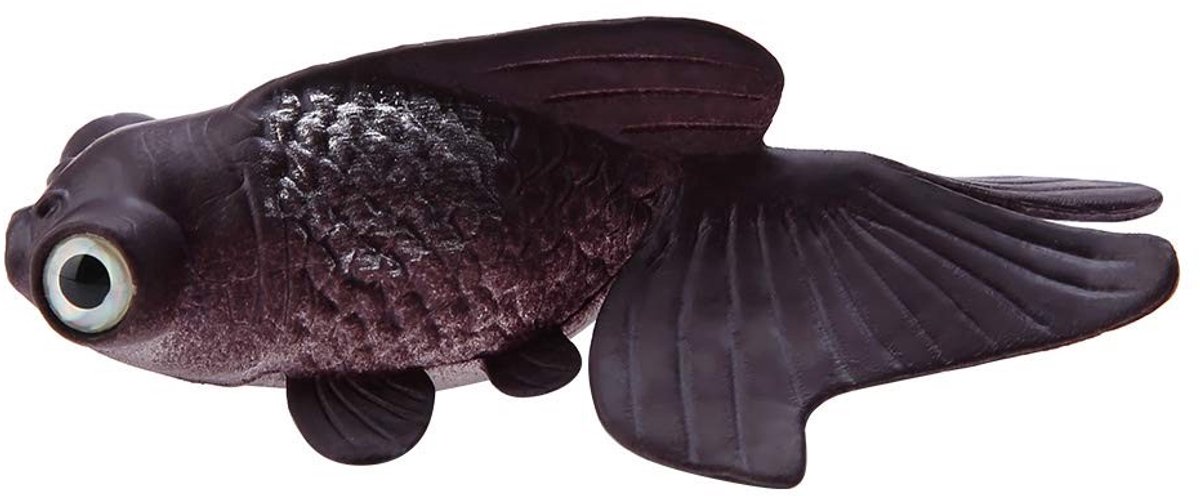 Allecto - Kunstvis Aquarium Decoratie - Realistische Zwemmende Ornament - Bruin Goud - Geschikt voor Betta en Kleine Vissen - 1 Stuk