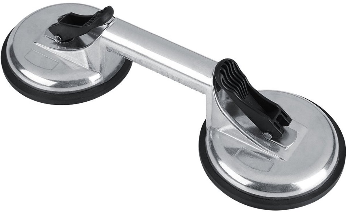 Allecto - Heavy Duty Suction Cup - Professionele Glasklepper - 105 kg draagvermogen - 11.7 cm diameter - Veilig voor badkamer en toilet - Geschikt ...