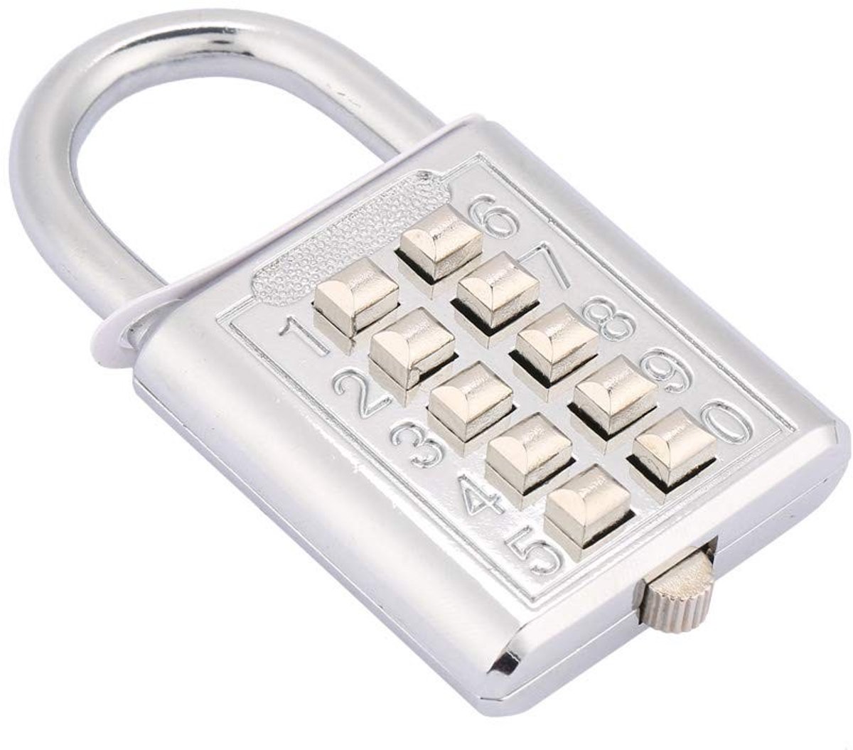 Allecto - Combinatie Hangslot - 5 Digit Code - Veilig en Duurzaam - Geschikt voor Lockers en Deuren - Keyless Ontwerp - Ideaal voor Binnen en Buiten
