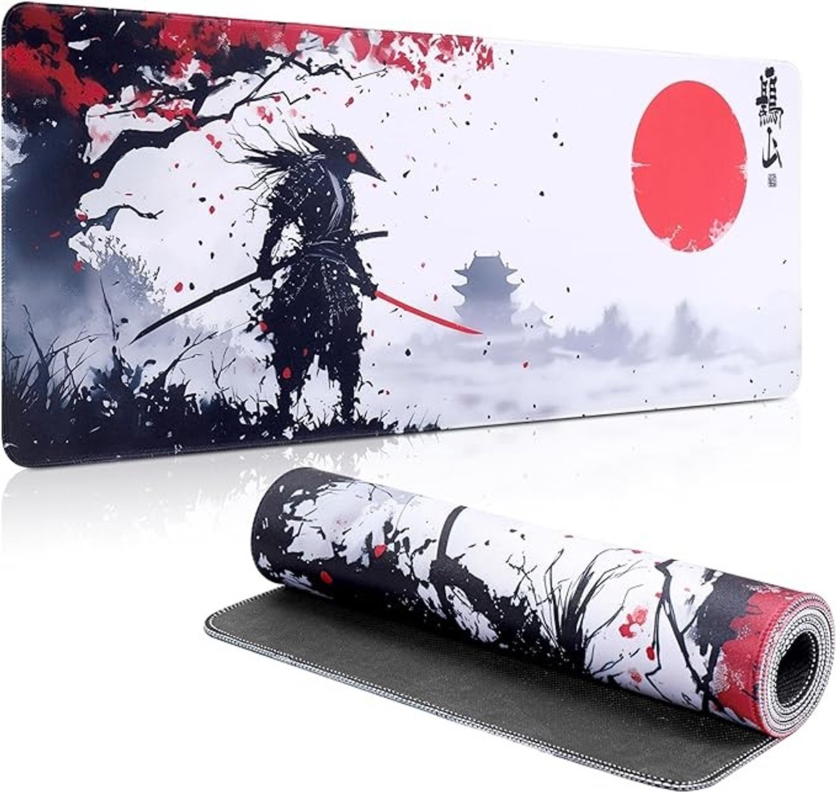 XXL Gaming Muismat 800x300 mm - Antislip - Verbeterde Precisie - Japanse Samurai Design