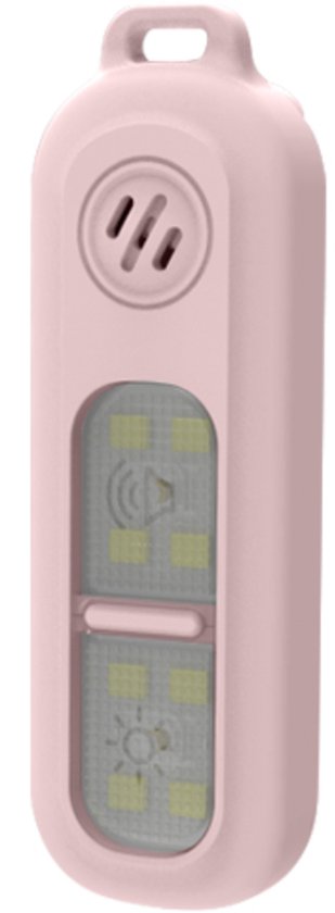 KIMO DIRECT Persoonlijk Alarm - Met Clip en Koord - Alarm Sleutelhanger - Zelfverdediging - 130dB - Roze