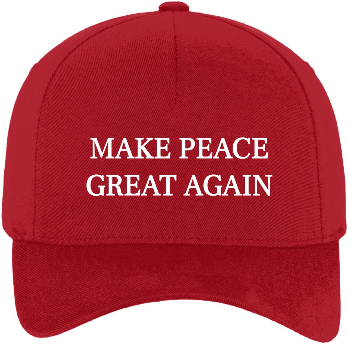 Make peace great again Pet - rood - verstelbaar - statement - peace - vrede