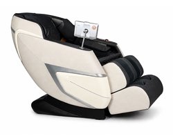 Triton Premium Elektrische Massagestoel Grijs – Compacte Zero Gravity Relaxstoel met Voetmassage & Verwarming
