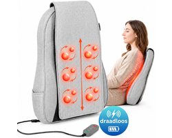 KHYR Draadloos Shiatsu Massagekussen met Warmte