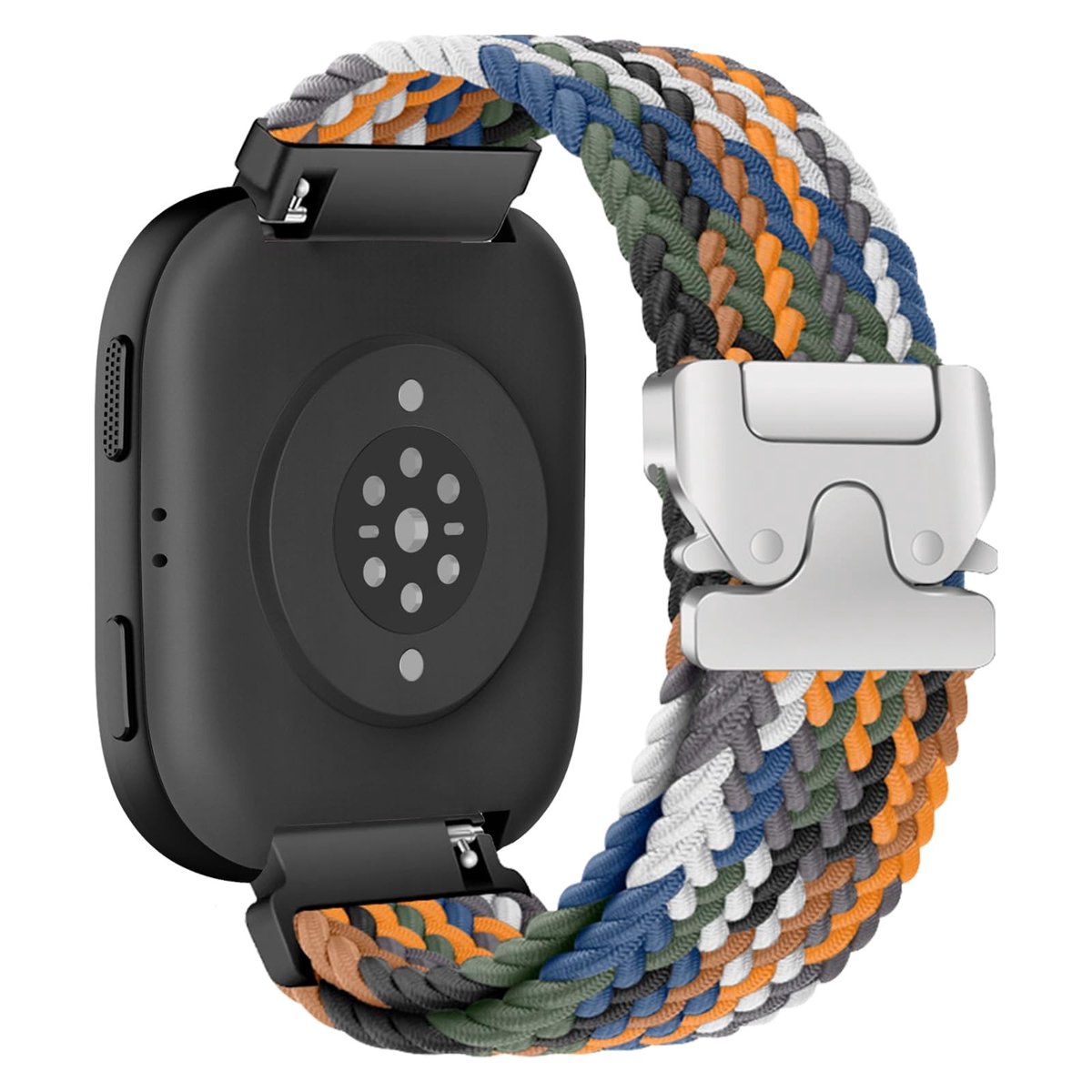NTHProducts - Nylon Horlogeband - Ademend en Zacht - Denim Fur - Geschikt voor Amazfit 4-3-Bip 6-Bip 5 - 22mm Horlogeband