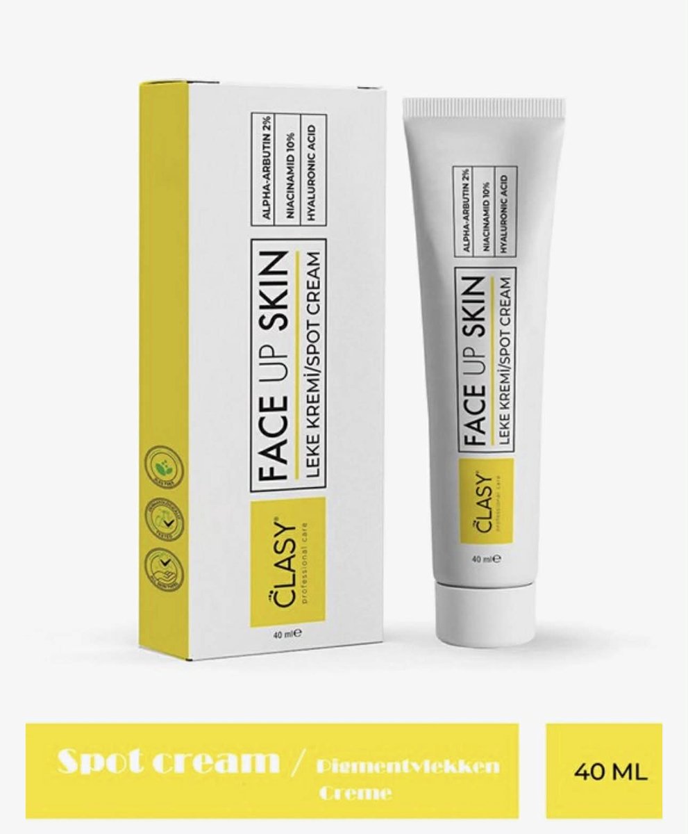 Clasy Care Face Up Skin - Brightening cream - Anti-Spot Gezichtscrème - 40 ml
