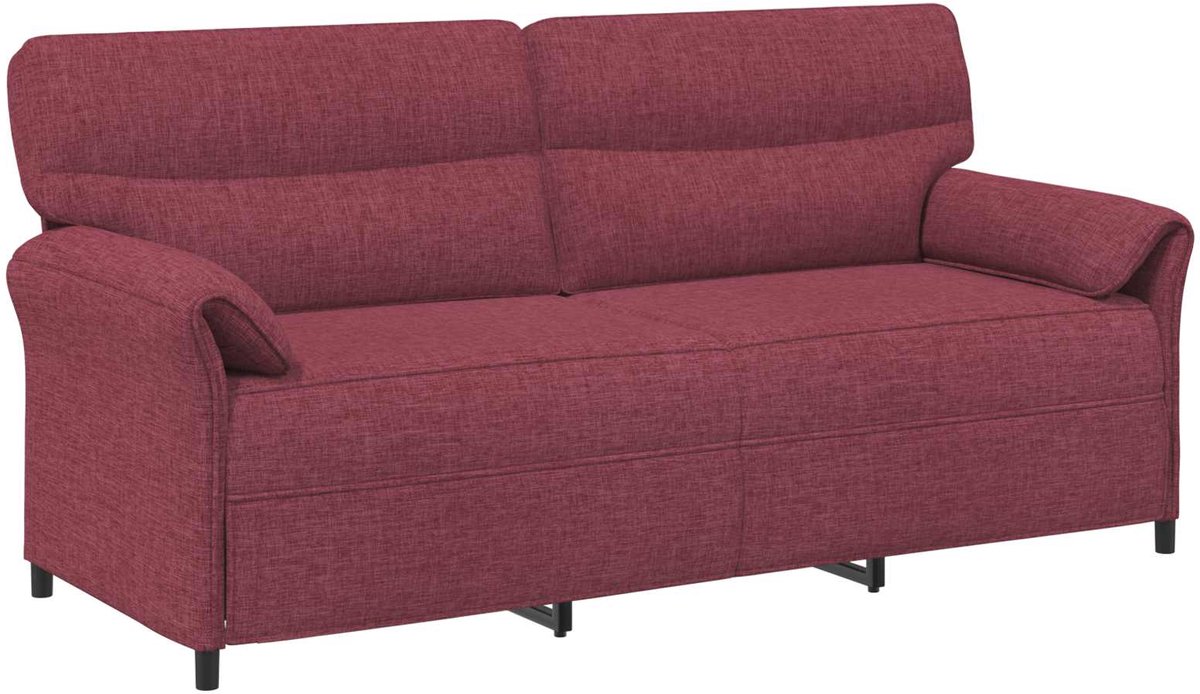 vidaXL - Bank - 100% - polyester - metalen - frame - MDF, - Multiplex