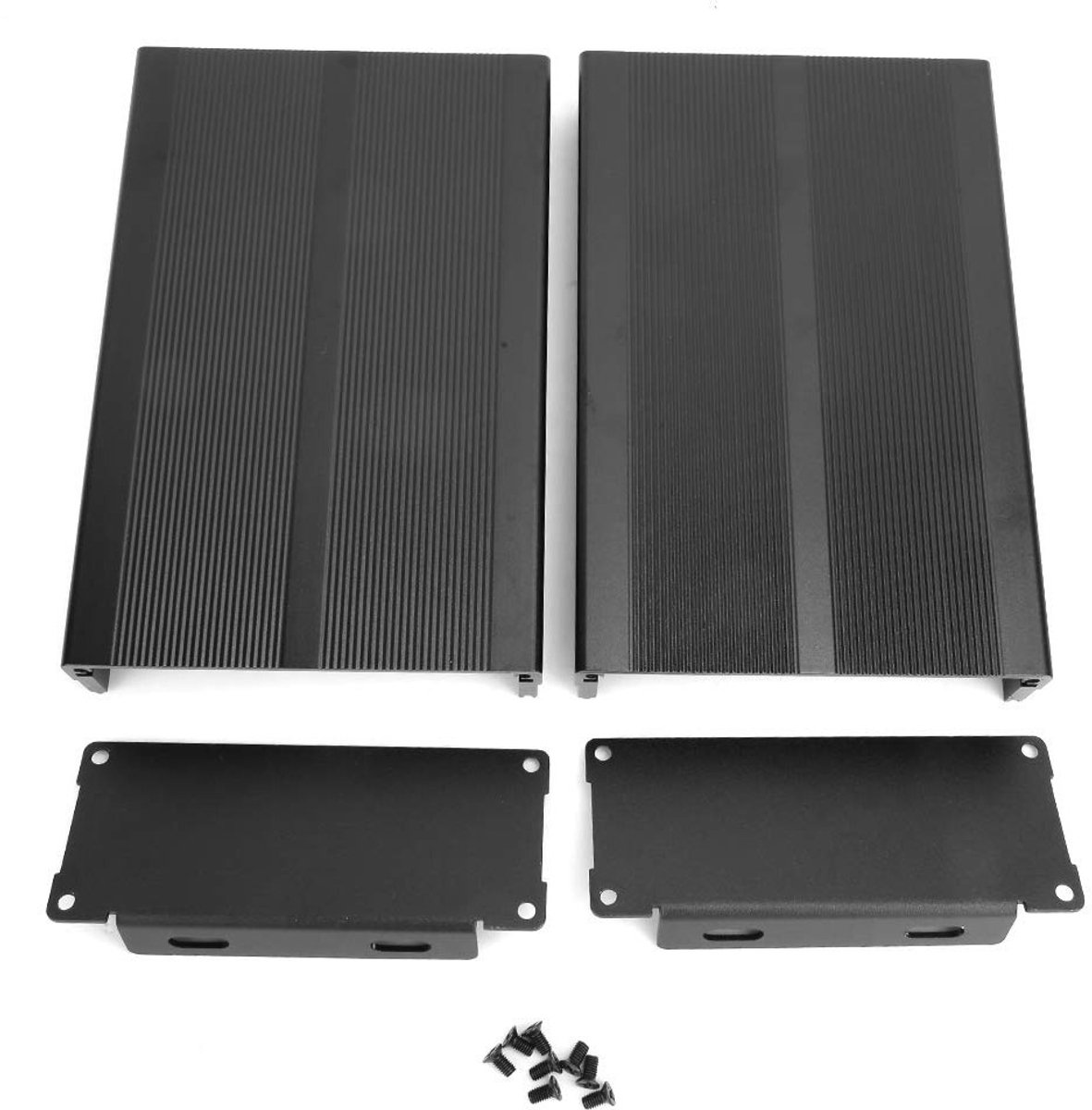 DIY Aluminium Koelkast Case voor PCB Projecten, Beschermende Behuizing voor Controllers en GPS, 1.6 x 3.8 x 5.9 inch