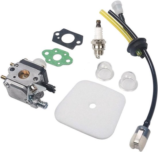 Geschikt voor C1U-K54A carburateurset met luchtfilter en bougie - voor Mantis 7222 7222E 7222M 7225 7230 7234 7240 7920 7924 2-takt cultivator/frees van Poweka — afbeelding 2