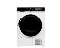 Heinner HHPD-M9K3A+++ Warmtepompdroger 9 Kg – 14 Droogprogramma’s – LED-Display – Touchbediening – Anti-Kreuk – Kinderslot – Wit – 5 Jaar Garantie