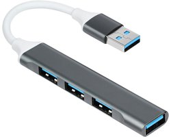 4-in-1 USB 3.0 Hub met 1 USB 3.0 en 3 USB 2.0 poorten Splitter USB Splitter Multi-Sockets voor laptop, Xbox, Flash Drive, harde schijf, console, printer, camera, toetsenbord, muis