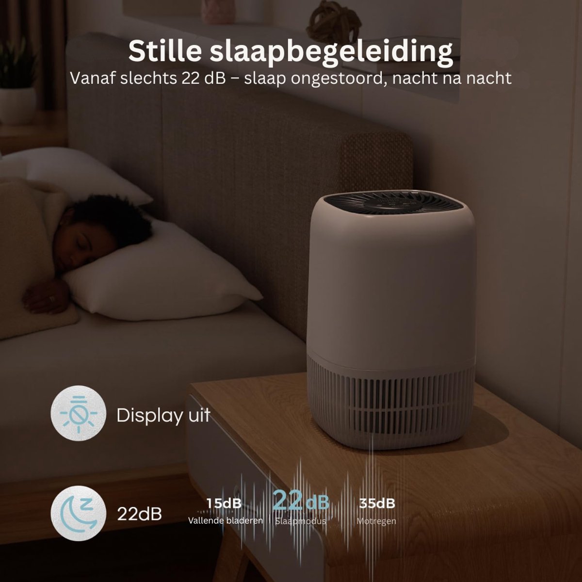 FlexVer® Luchtreiniger Met Hepa Filter - Air Purifier - Lucht Reiniger - Wit