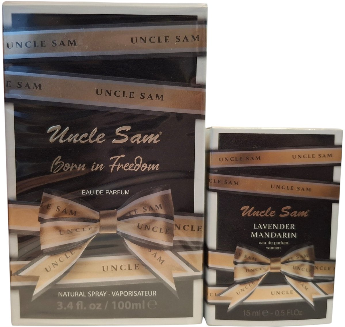 Uncle Sam Born in Freedom Eau de Parfum Set – Dames Parfum 100 ml + 15 ml – Cadeauset voor Vrouwen