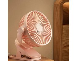 Clipventilator, draagbare miniventilator (met batterij), vloerventilator/ventilatieventilator, 3…