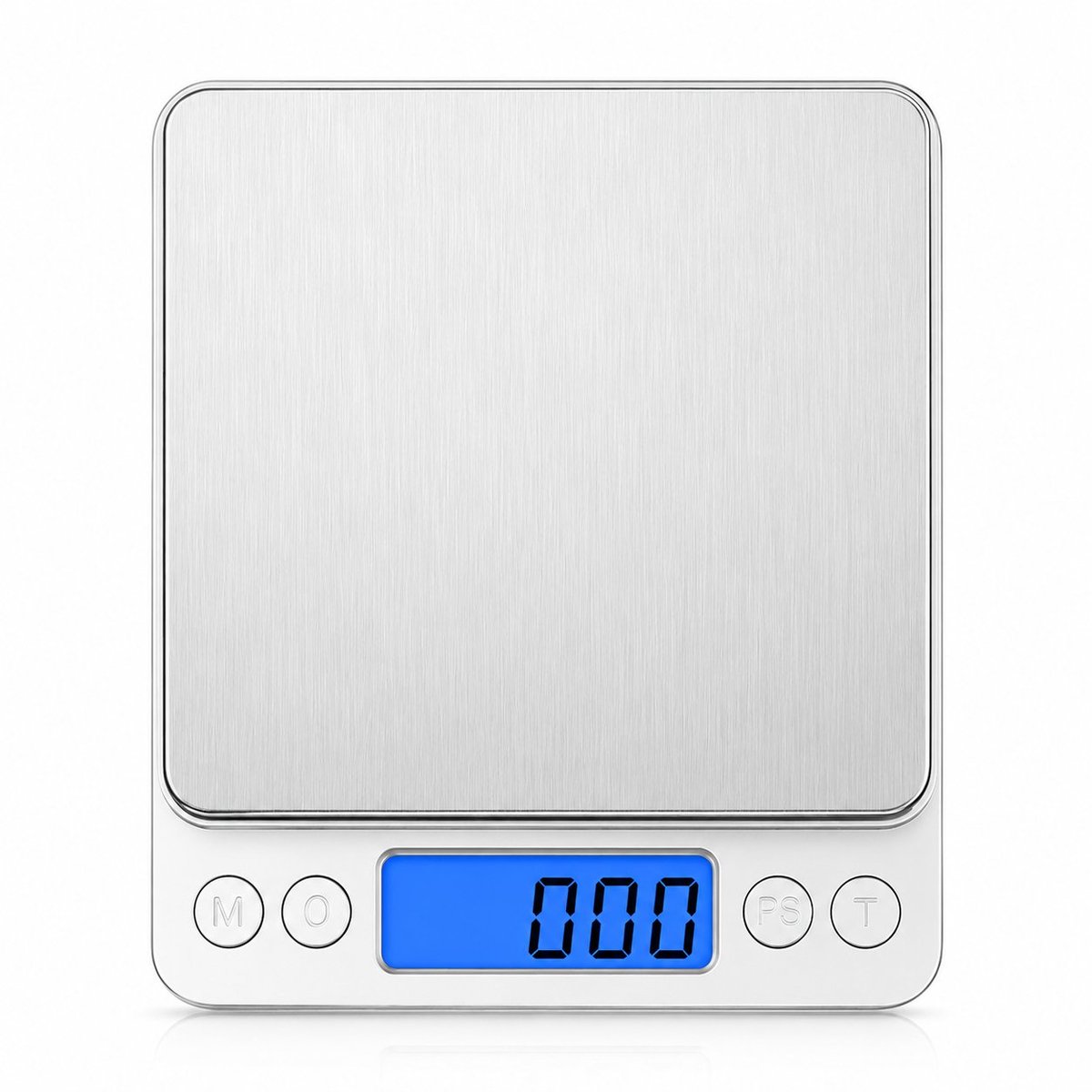 My Green Deal – Digitale Precisie Weegschaal – RVS Keukenweegschaal / Koffieweegschaal – Duurzame Roestvrijstalen Precisieweegschaal