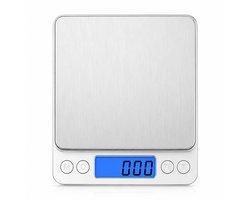 My Green Deal – Digitale Precisie Weegschaal – RVS Keukenweegschaal / Koffieweegschaal – Duurzame Roestvrijstalen Precisieweegschaal