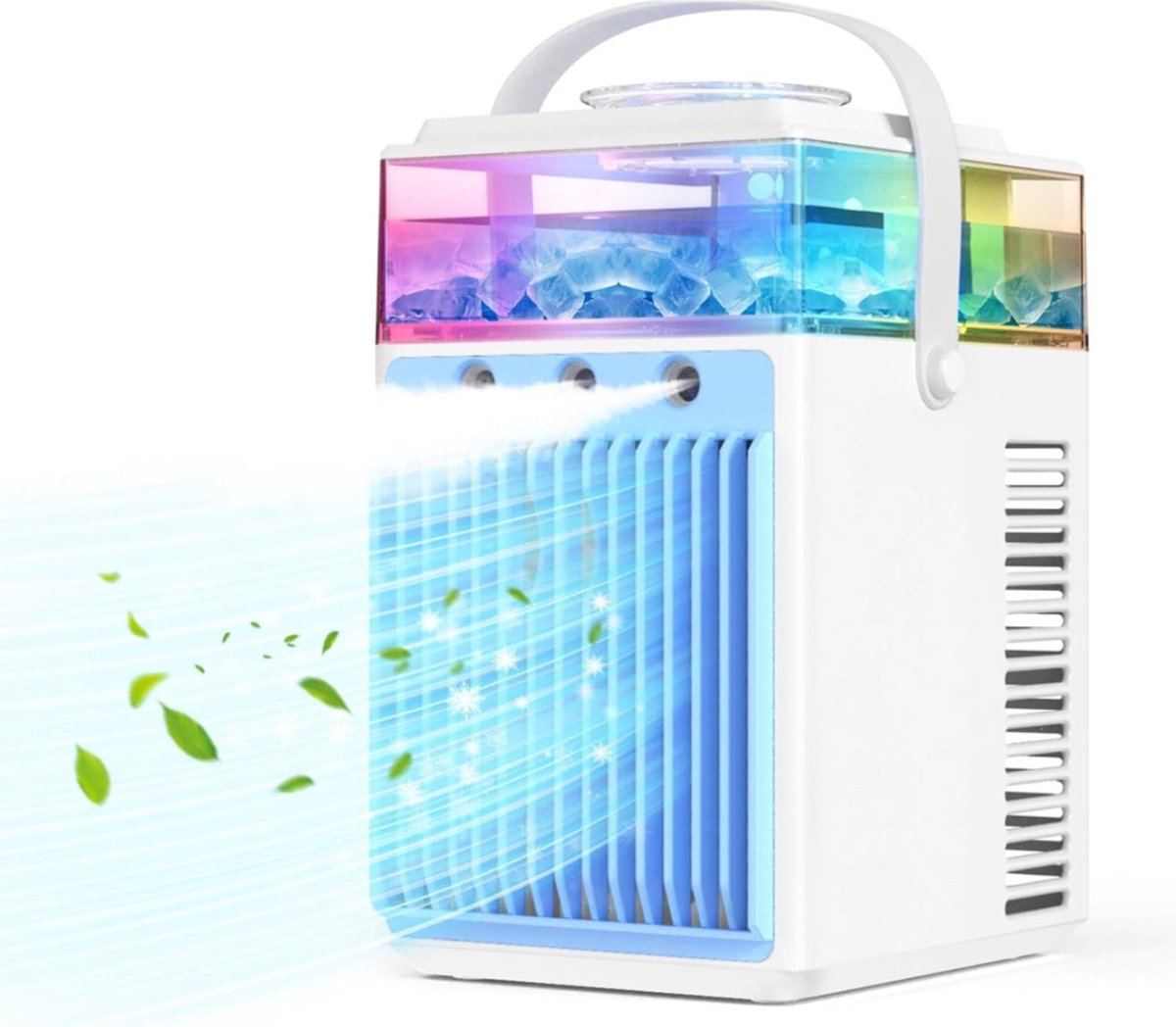ZMR® Mini Airco - Airco - Mobiele Airco - Wit - 15cm x 17cm x 26cm