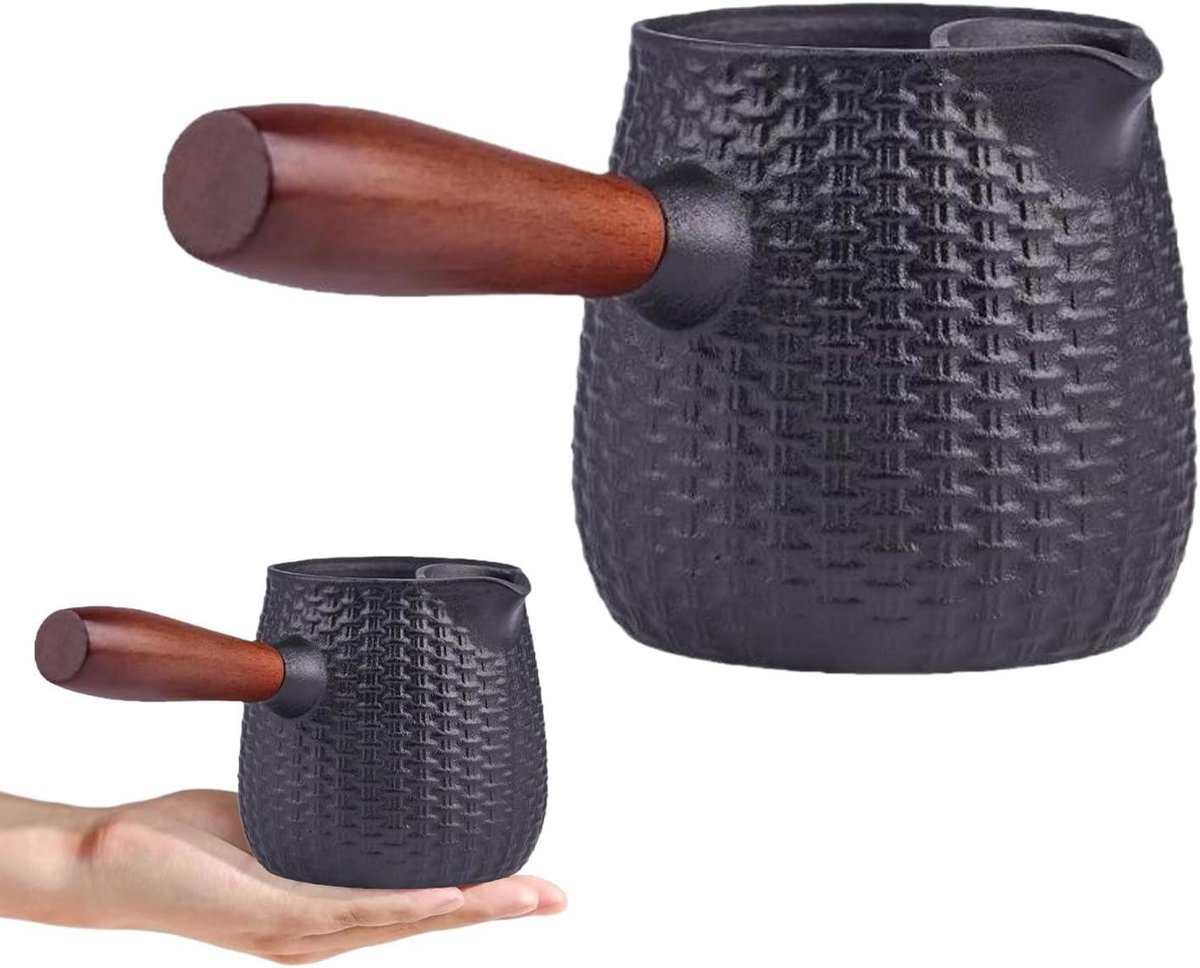Gietijzeren Theepot - Ijzeren Ketel - Warme Dranken Zetten - Stoomketel Functionaliteit -
