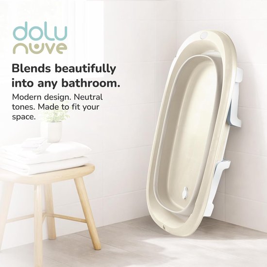 Opvouwbaar Babybadje - Compact en Ecologisch - Veilig en Comfortabel voor Baby's — afbeelding 4