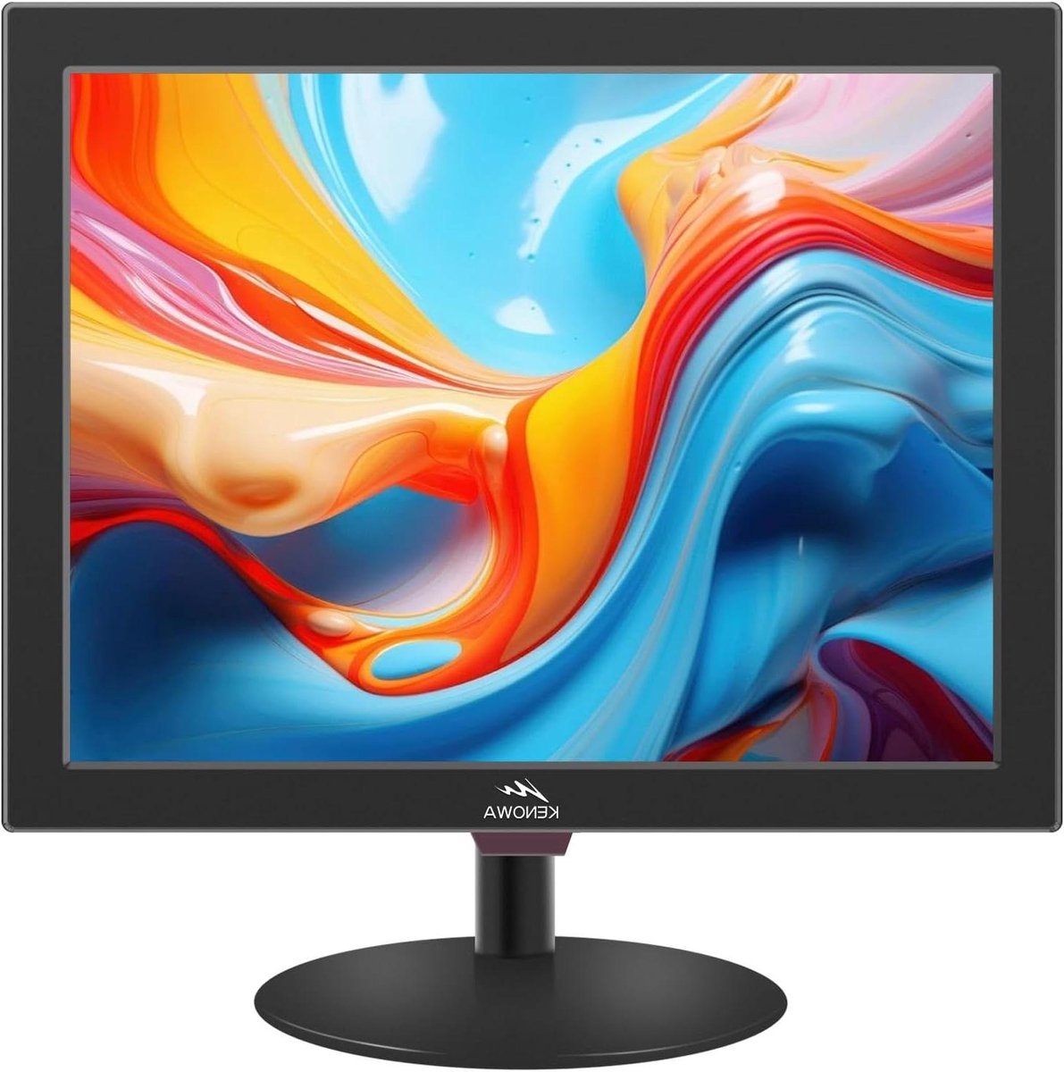 15 inch monitor - Vierkant computermonitor - Extra scherm - Meerdere aansluitingen - 1400 x 1050 - Zwart