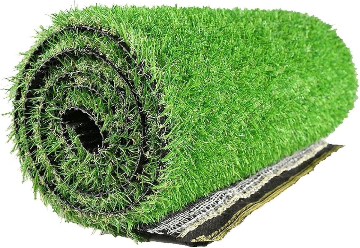 Kunstgras Mat - Nep Gras - Tuin Decoratie - Onderhoudsvrij Design - 150 x 500 cm - Groen