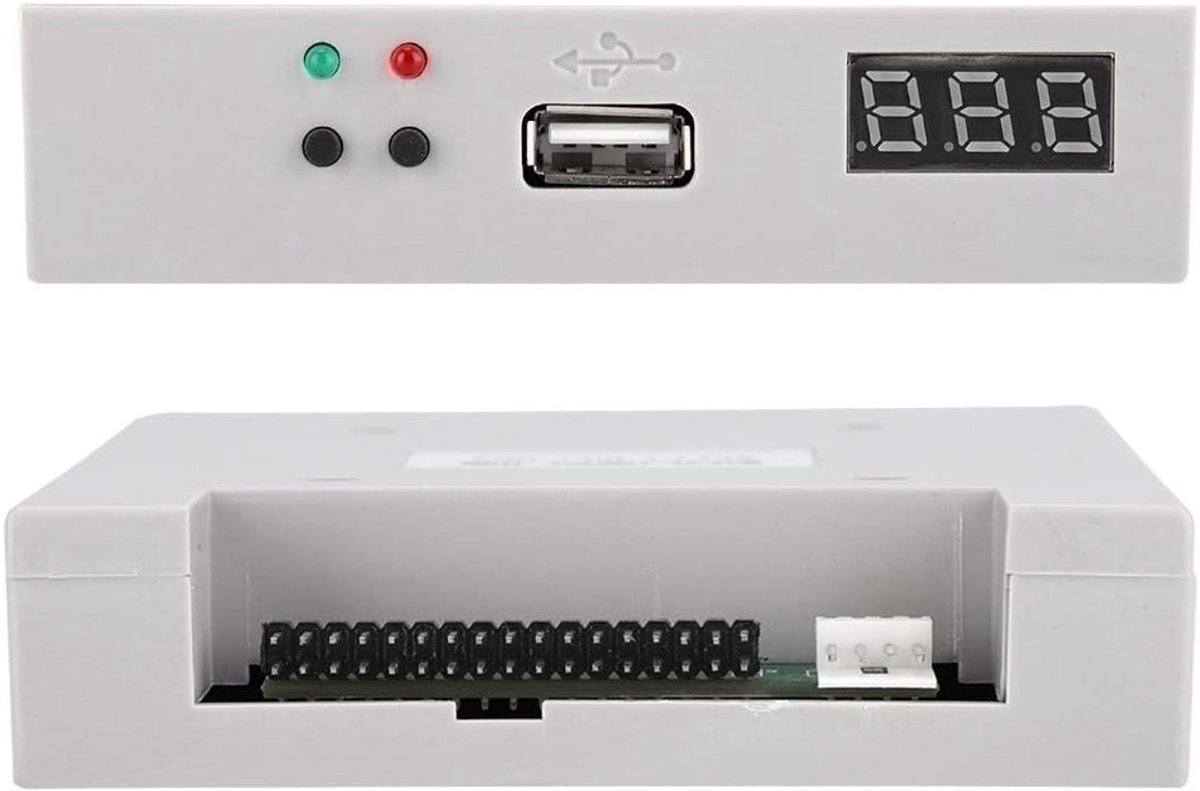 USB SSD Floppy Disk Drive Emulator met CD-R voor Industriële Controllers - 1.44MB FDD-UDD U144K, Geavanceerde Opslagoplossing en Compatibiliteit