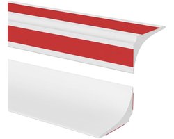 Siliconen Douche Drempel voor Waterafscheiding, Zelfklevende Waterdichte Strip voor Badkamer, Douchebak Randafsluiting en Kalkwater Retentie voor Inloopdouche (2.5cm)