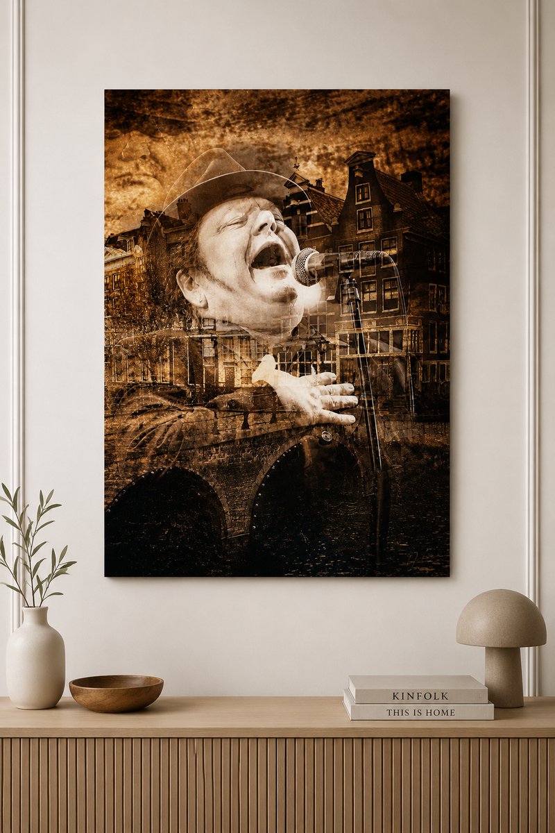 Andre Hazes Plexiglas schilderij 80x120cm