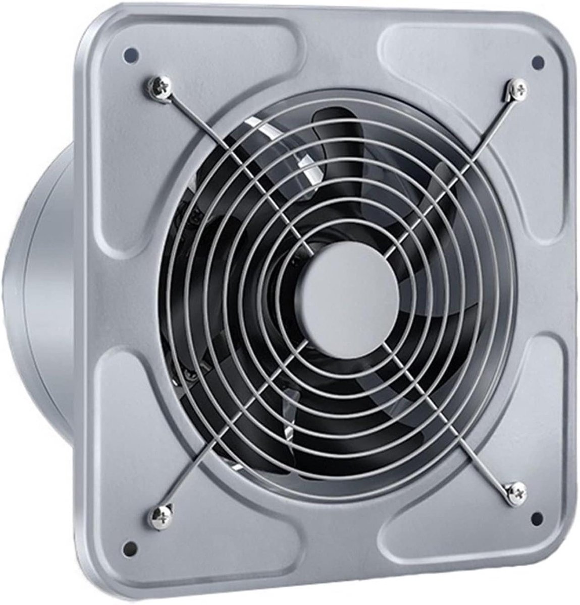 Wandventilator - Afzuigventilator - Keuken Ventileren - Met Terugslagklep - 6 Inch - Zwart