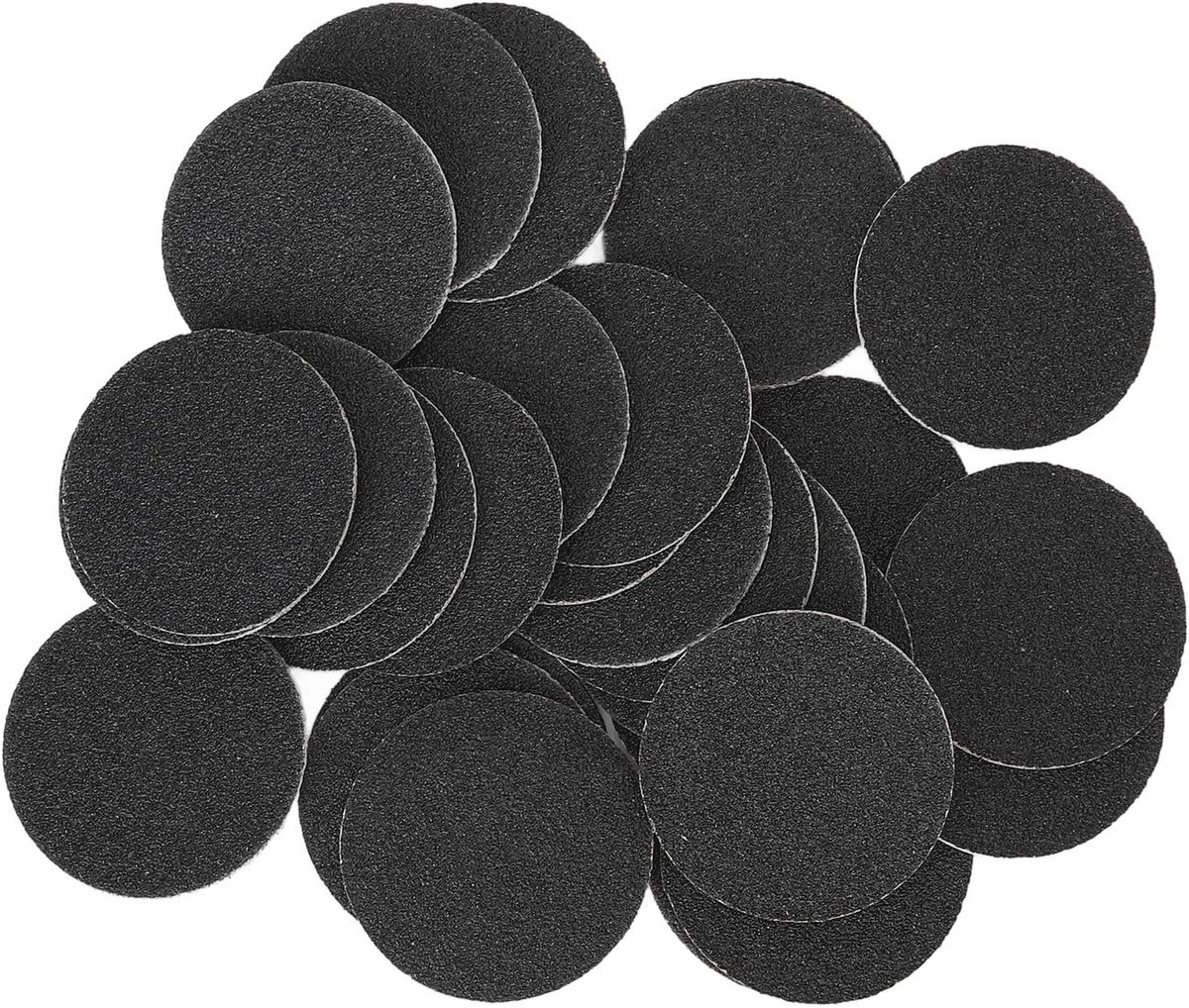 60 Stuks Schuurpapier Disc Pads voor Elektrische Voetvijl, 80 Grit, Verwijder Dode Huid en Eelt, Ideaal voor Voetverzorging en Pedicure