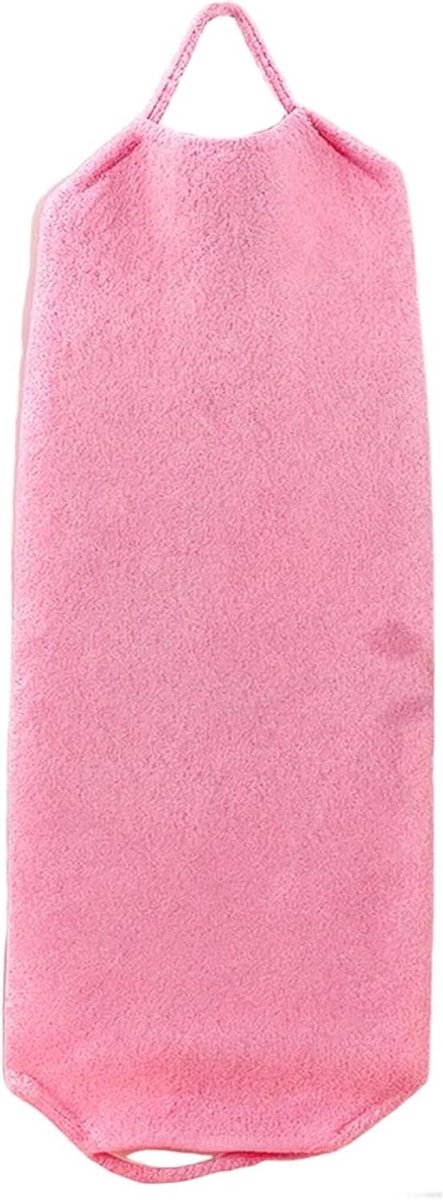 Washanddoek Rug Scrub - Badstof Textiel - Lichaam Reinigen - Verlengde Lengte - 45 cm - Blauw