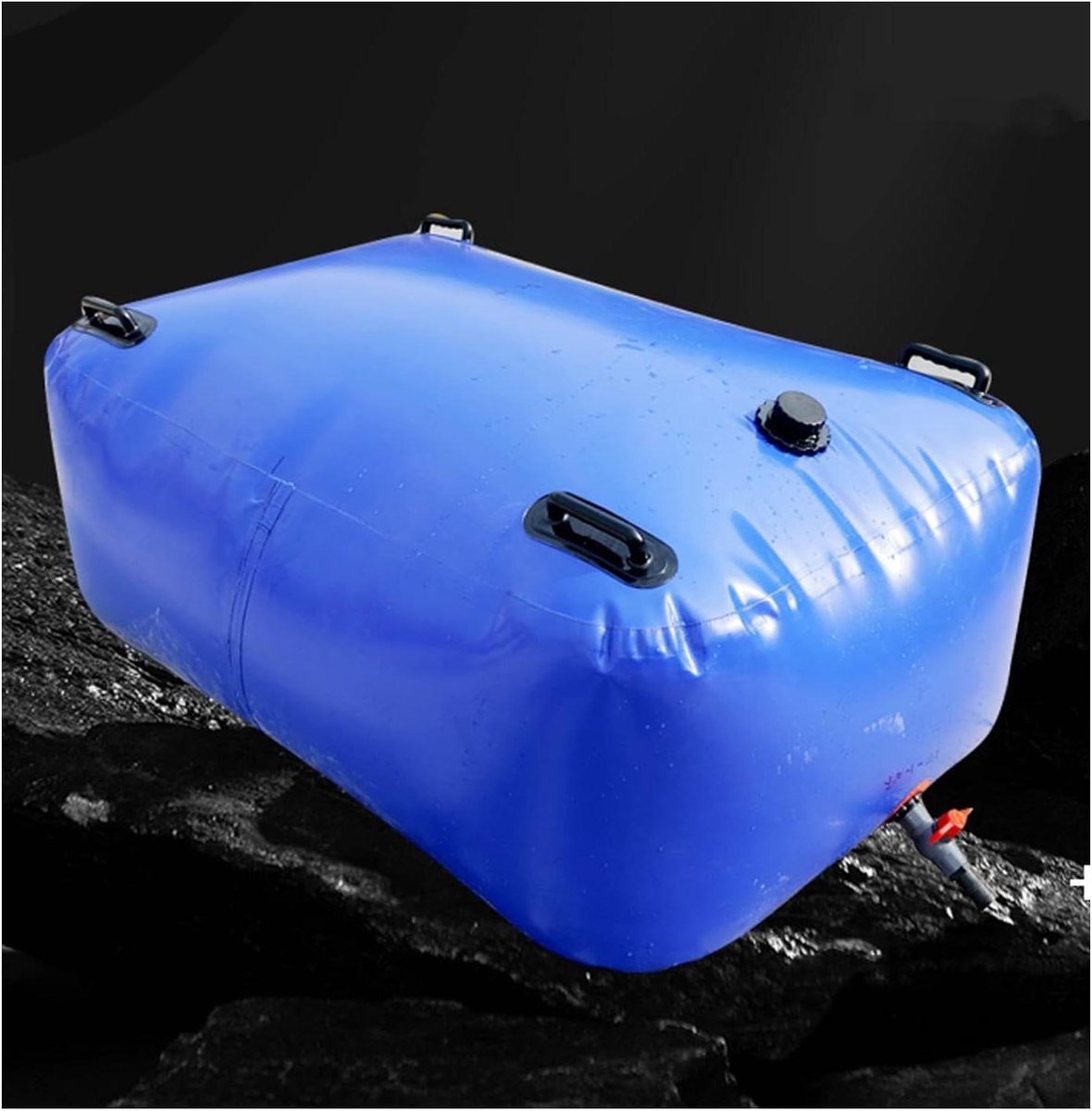 Opvouwbare Regenton - Waterzak Tank - Tuin Water Opslag - Met Kraan - 350 Liter - Blauw