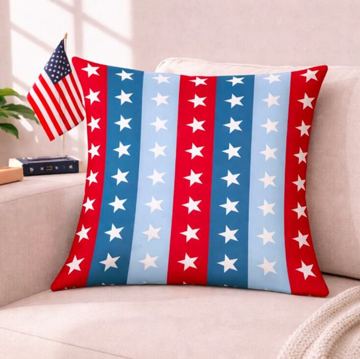 Proud to Be American Collection Kussenhoes - 45x45 cm
