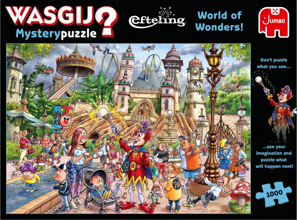 Wasgij Mystery Efteling Wereld Vol Wonderen 1000 stukjes - Legpuzzel — afbeelding 4