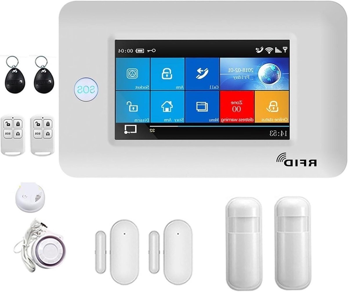 Beveiligingssysteem - Alarm set - Huis beveiligen - WiFi en GSM - 99 zones - C