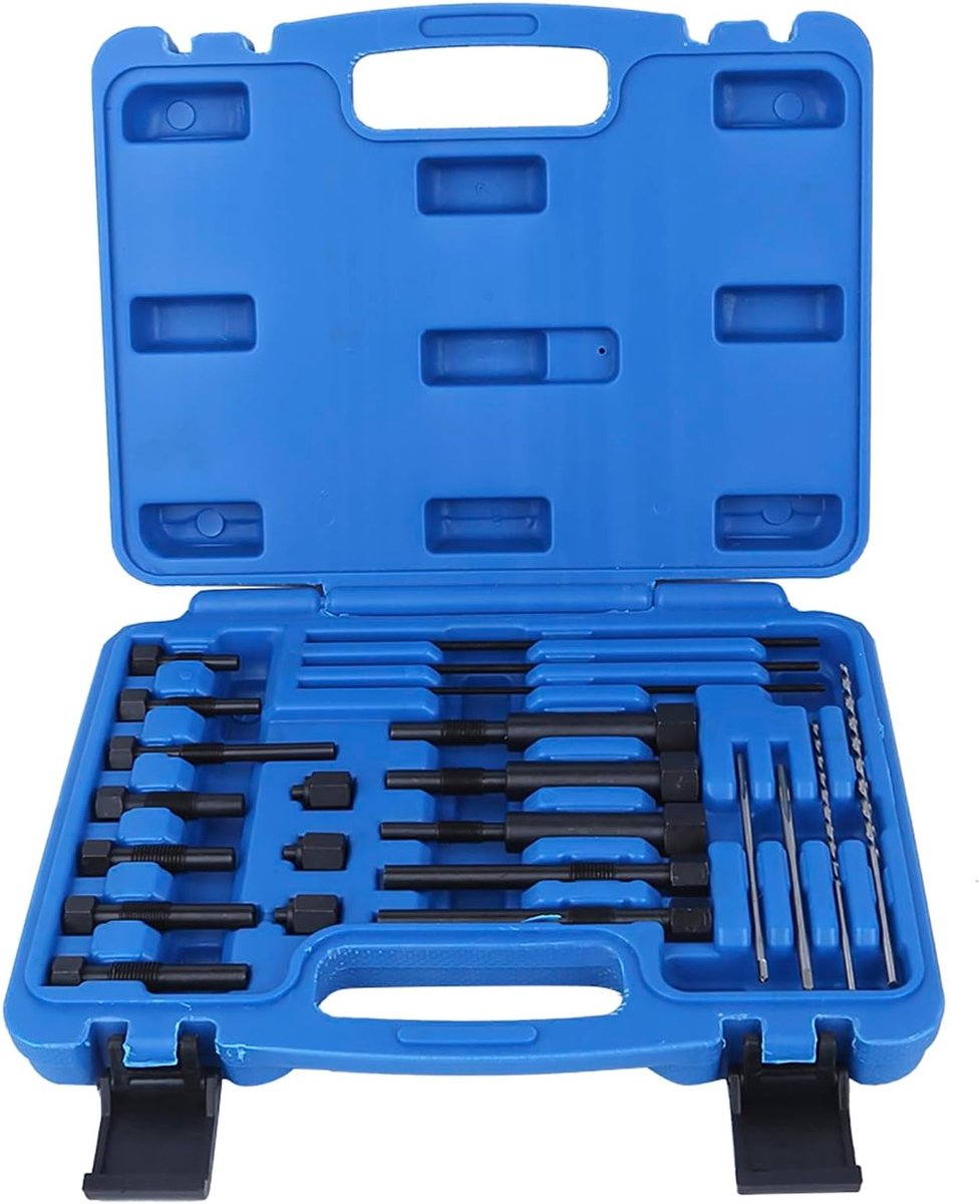 Glow Plug Verwijderingsset - Stalen Reparatietool voor Gloeipluggen, M8/M10 Drills en Taps voor Motoren
