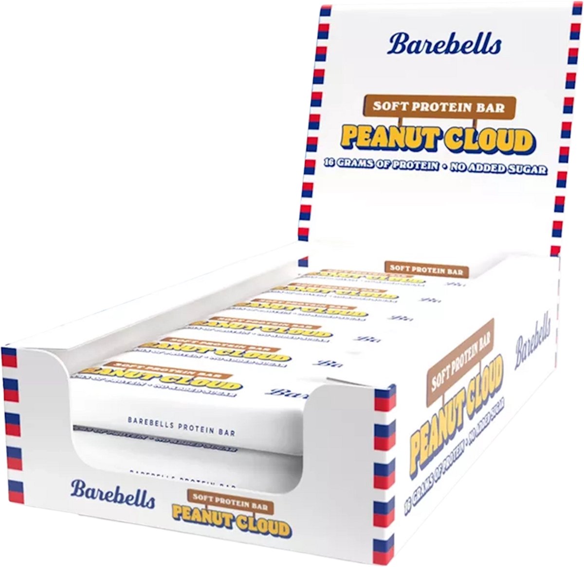 Barebell Soft Protein Bars - 12 repen - Peanut Cloud
