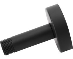 Douchearm - Douchekop adapter - Badkamerverbouwing - Eenvoudige installatie - 3 inch - Zwart