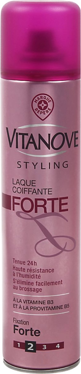 Vitanove Laque Fixation Forte 300 ml – Haarspray Sterke Hold – Met Provitamine B5