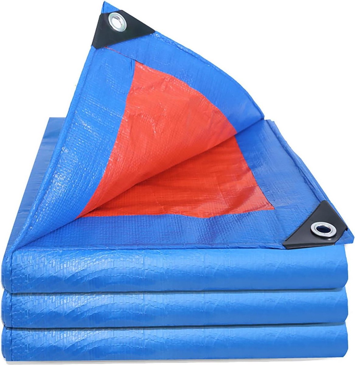 Waterdicht Afdekzeil - Beschermhoes Zeil - Buiten Spullen Dekken - Scheurvast PE Weefsel - 230 x 230 cm - Blauw