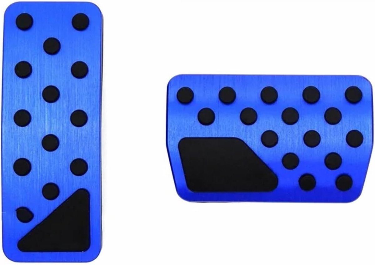Pedaalhoezen Auto - Gasrem Pedaal - Veiliger Rijden - Antislip Ontwerp - Set van 2 - Zilver