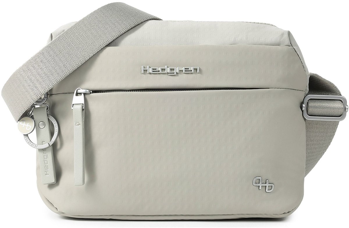 Hedgren schoudertas Furo Nara Simple Crossover + RFID Pussywillow Grey Taupe