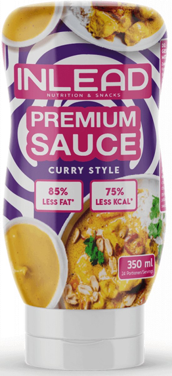 Inlead Premium Sauce (350ml) Curry Style - Functionele voeding - Sauzen/Siropen