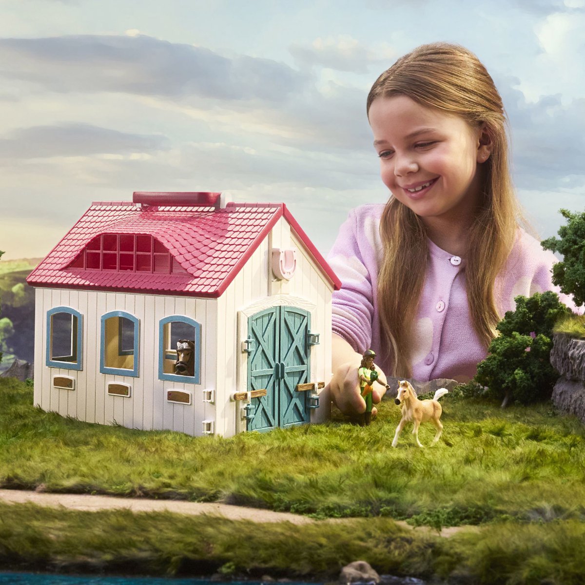 schleich HORSE CLUB - Open stal - 42703 — afbeelding 9