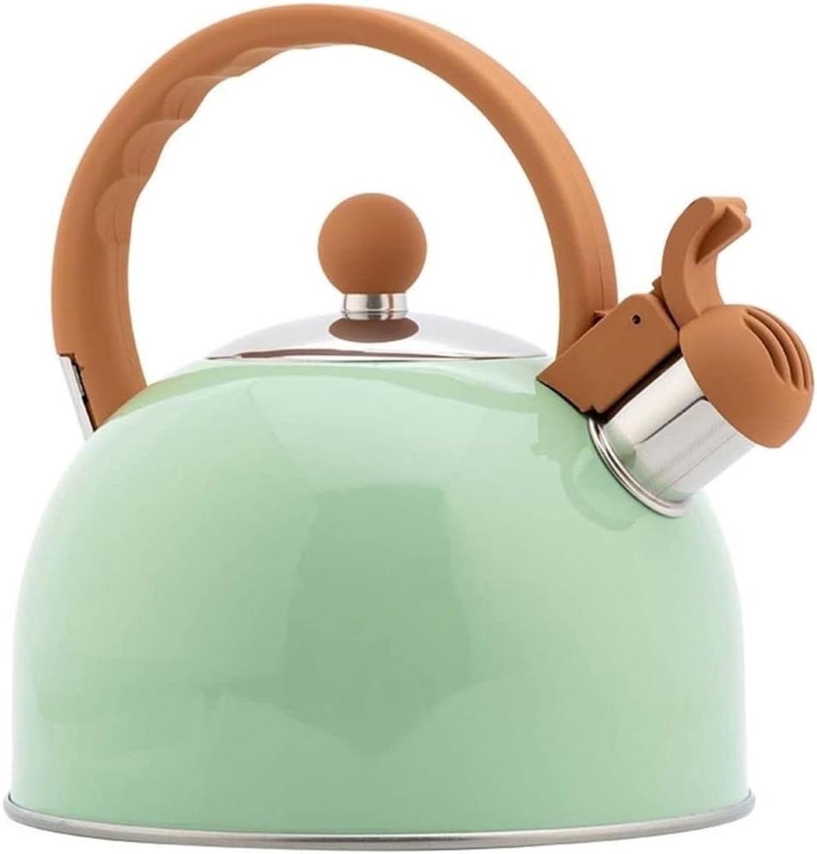 Fluitketel - Waterkoker - Water Koken - Automatisch Fluitje - 2.5 Liter - Groen