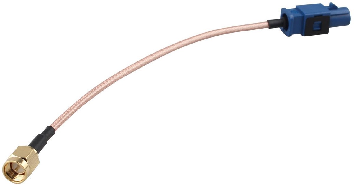 SPHProducts - GPS Antenne Adapter Kabel - Voertuig - Lage Verlies Coaxiale Pigtail Kabel - 15cm/6inch - Vrachtwagen SUV Auto - Stereo Hoofdunit Navigat...